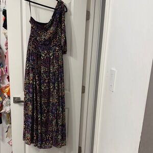 NYC One-Shoulder Dress in Multicolor Floral